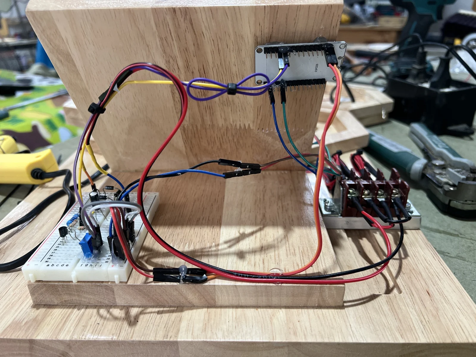 Prototype wiring and electronics