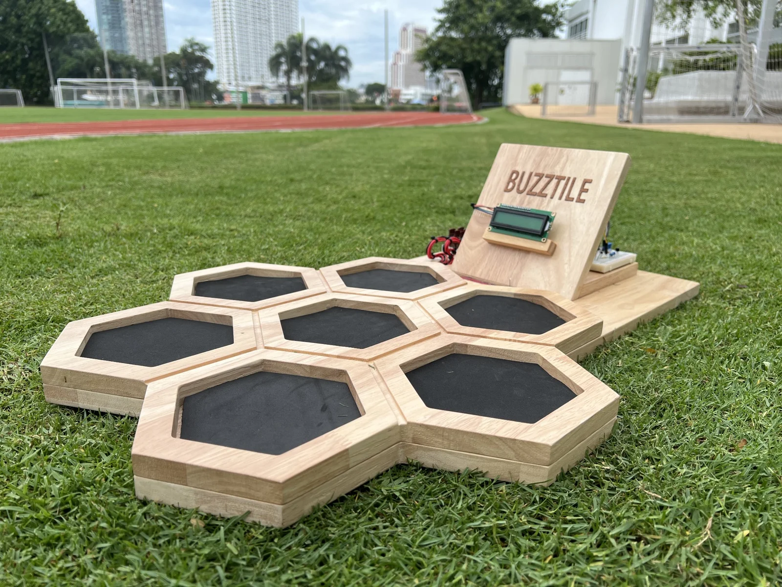 Finished honeycomb tile modules
