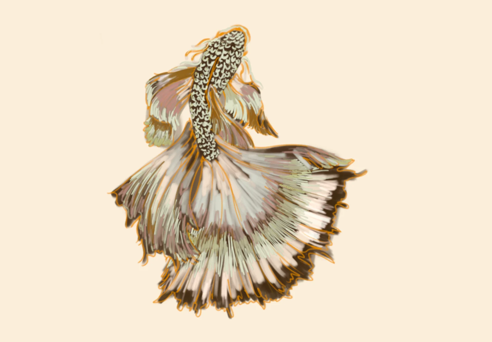 Alternative colorway of the same illustration