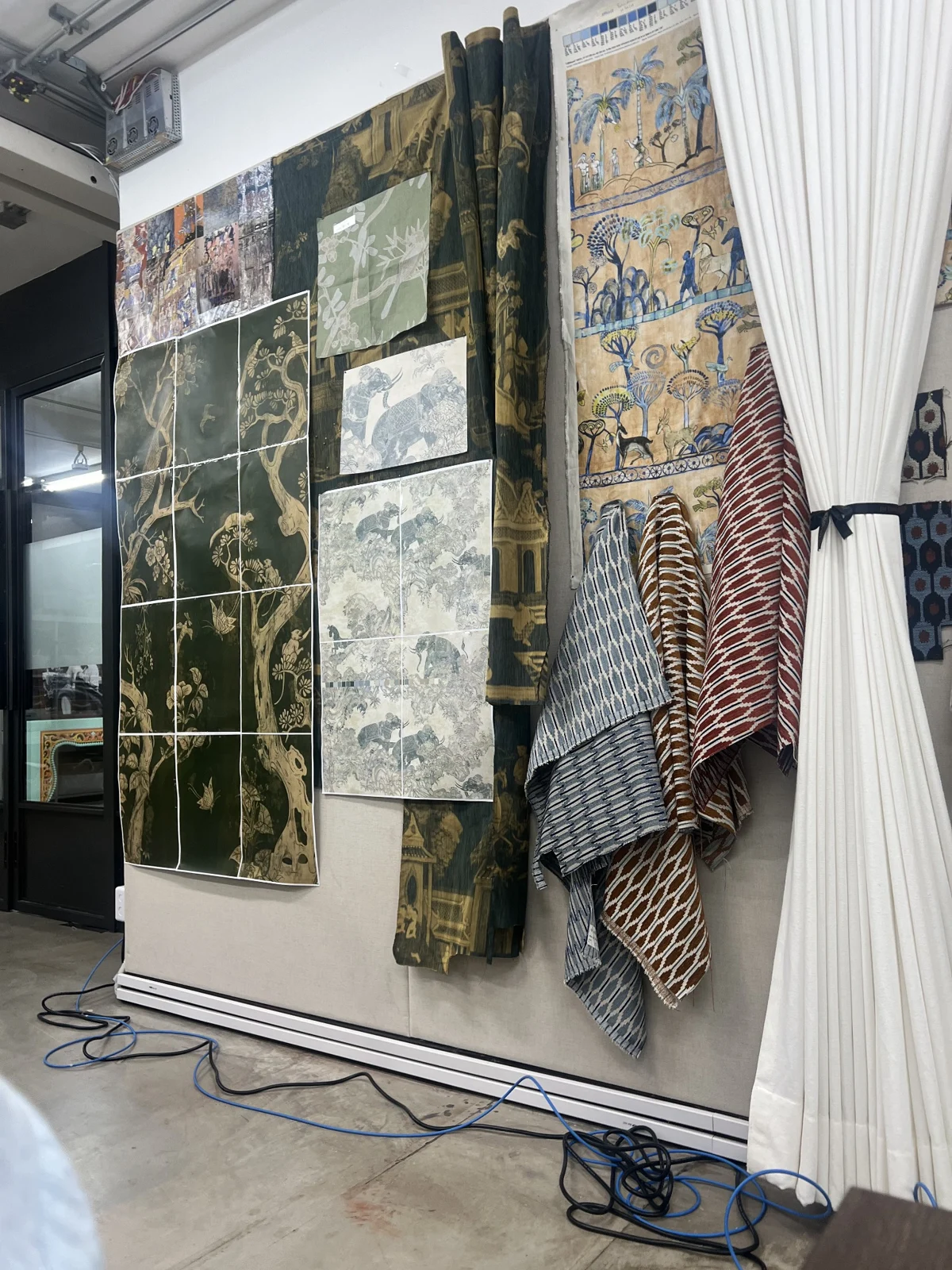 Textile sample display